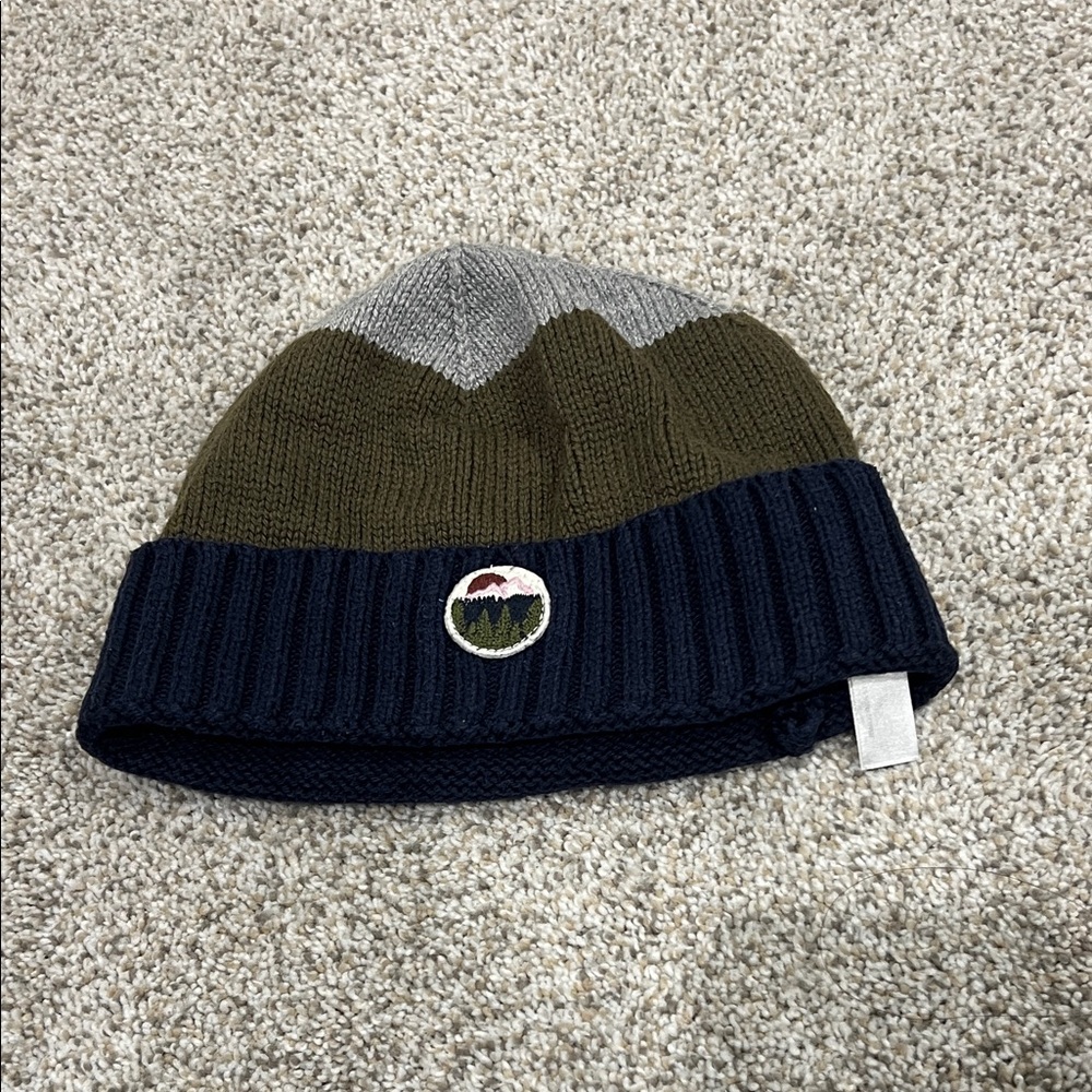 Janie and Jack Colorblocked Sweater Beanie, size 12-24 months